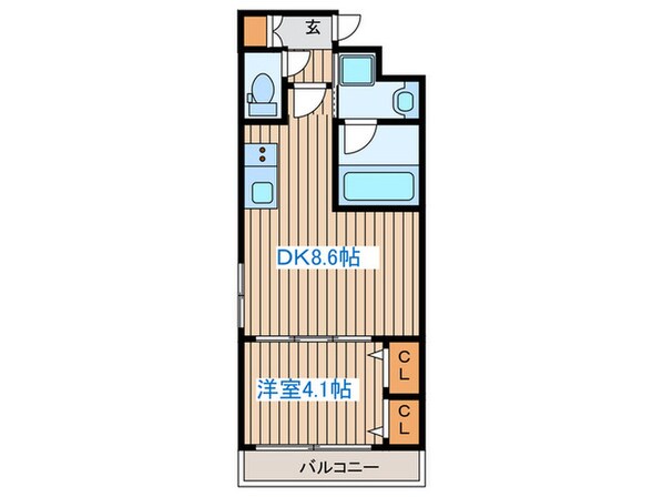 カーサヴェルデ米ケ袋の物件間取画像